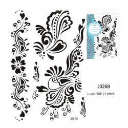 Tatuaj Henna #J026B Tatuaje corporale / Body painting